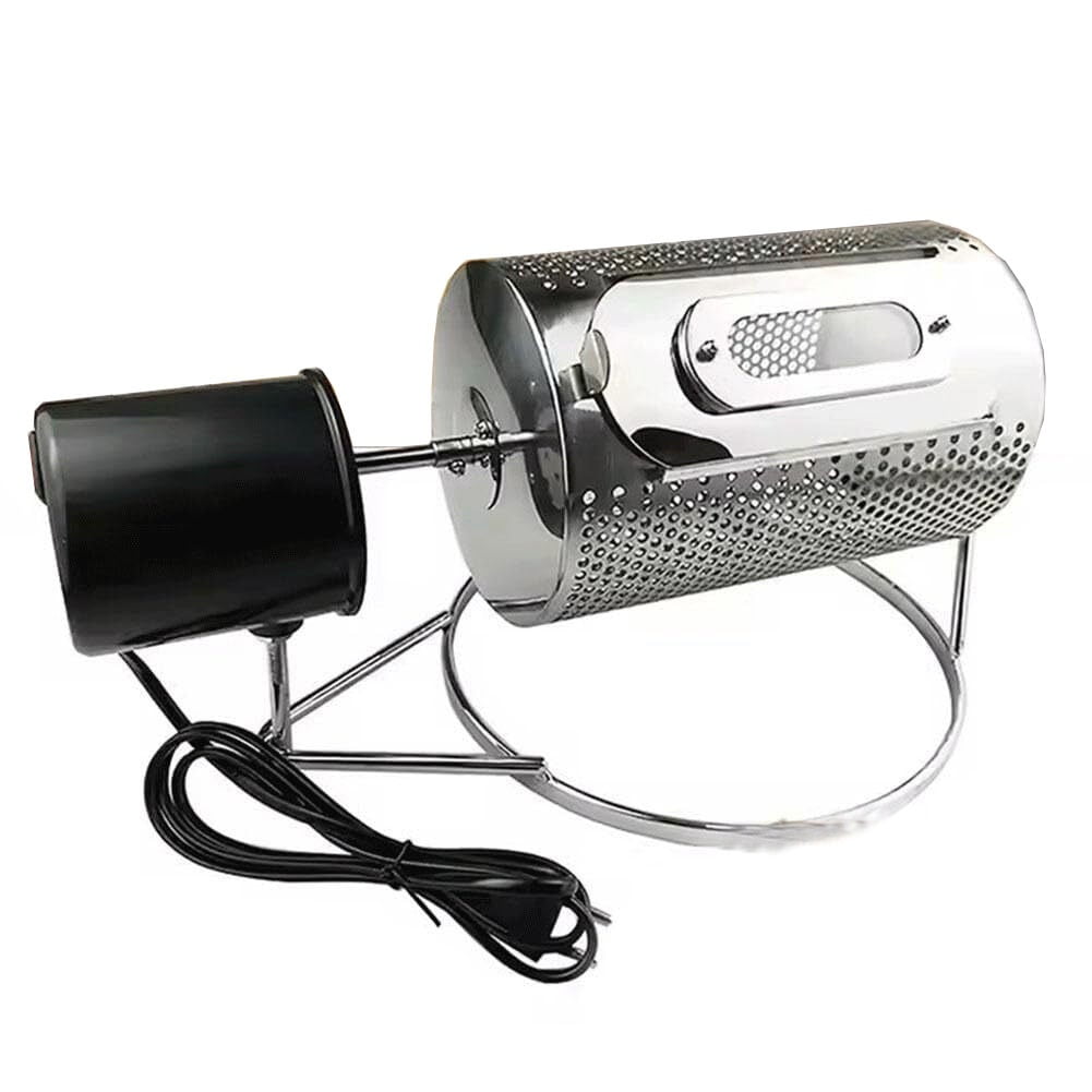 Stainless Steel Coffee Roaster Machine Household Roller Bean Roaster for Coffee, Peanuts, Grains, Soybeans & Seasoning Beans, Durable Nut Fryer for Home Use