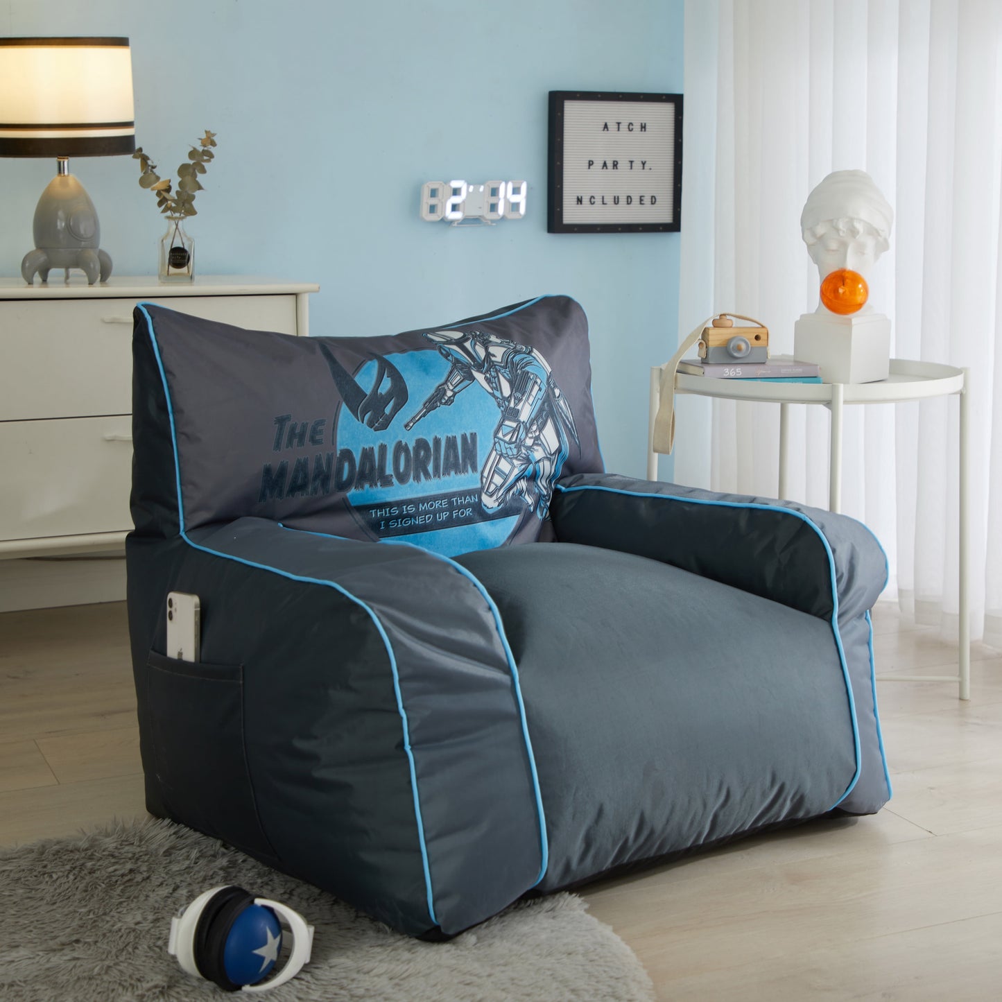 Star Wars Baby Yoda Oversized Bean Chair for Teens and Adults