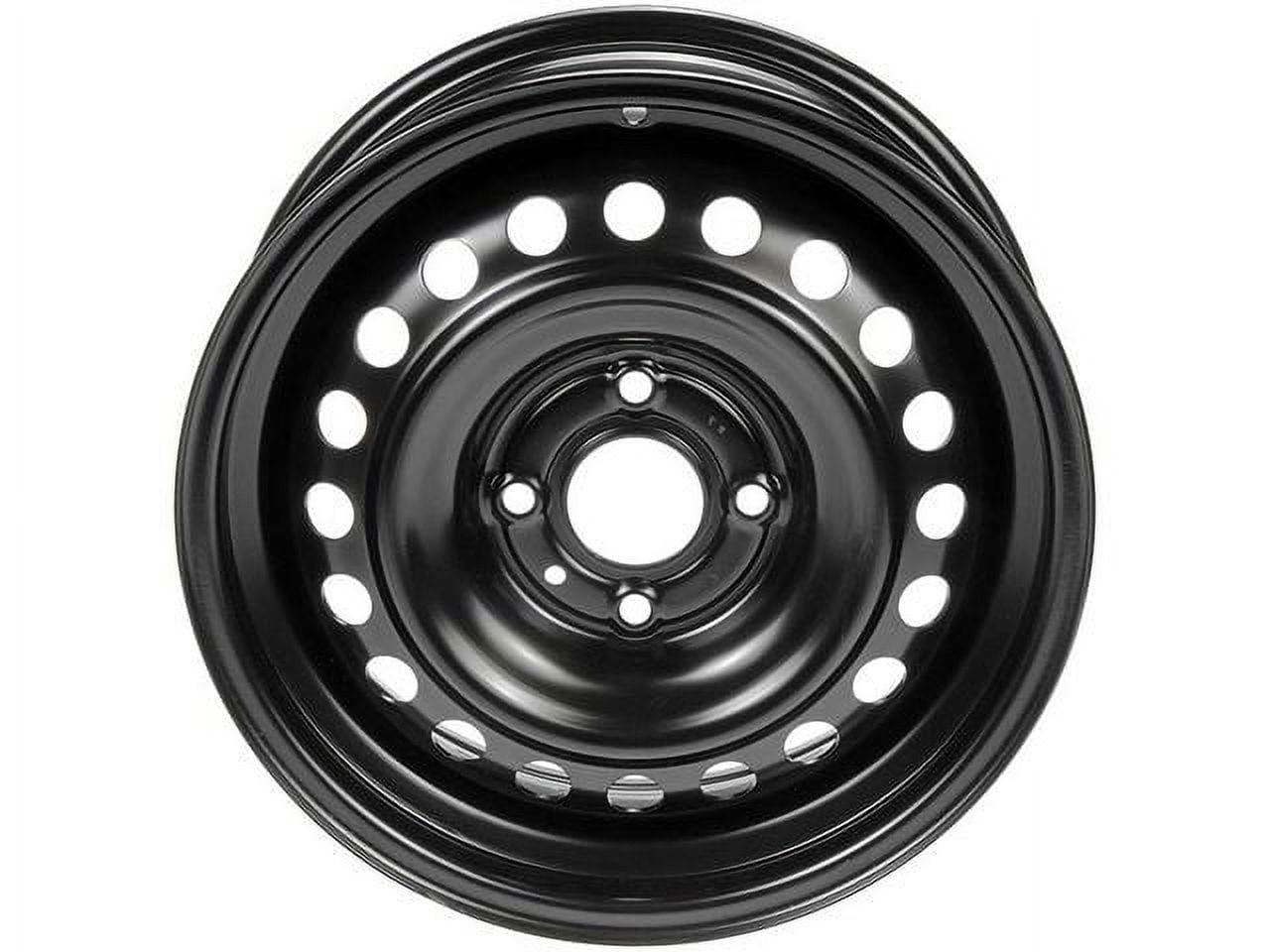 Steel Wheel - 16 Inch - Black - Compatible with 2007 - 2012 Nissan Sentra 2008 2009 2010 2011
