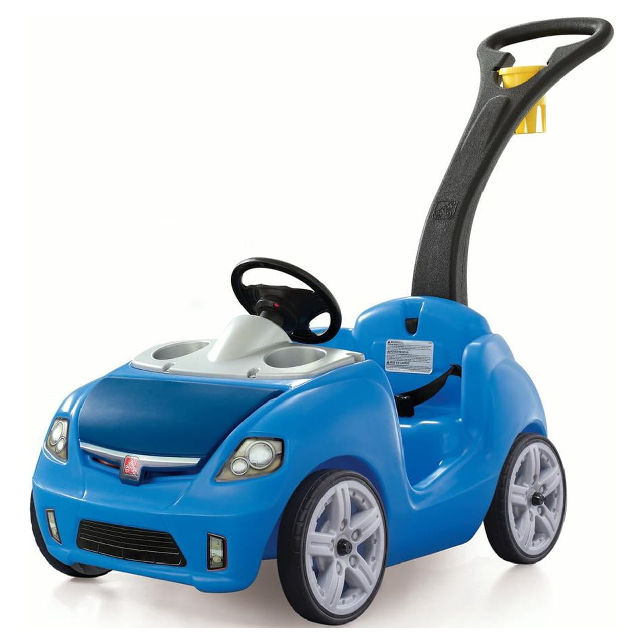 Step2 Whisper Ride II Pink Kids Push Car and Ride on Toy for Toddlers
