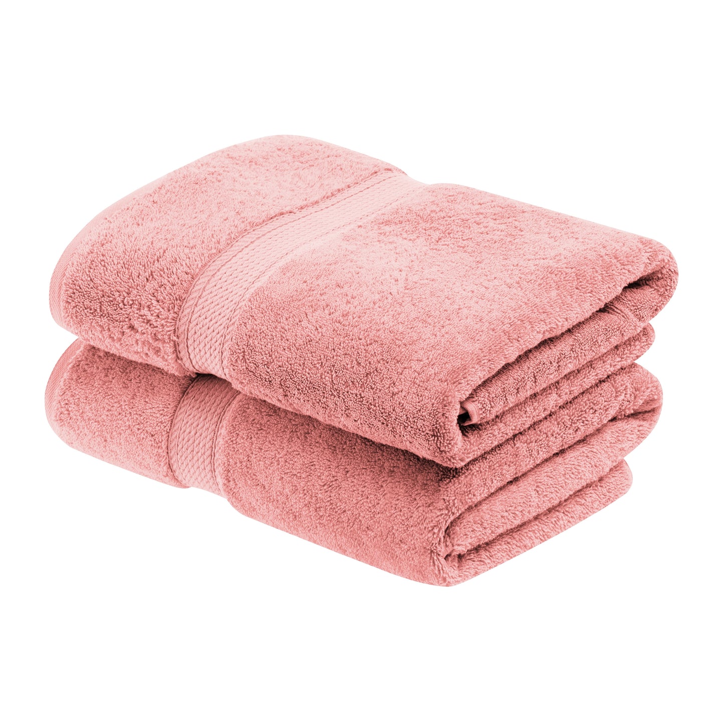 Superior Hymnia Egyptian Cotton Bath Towel Set, Tea Rose