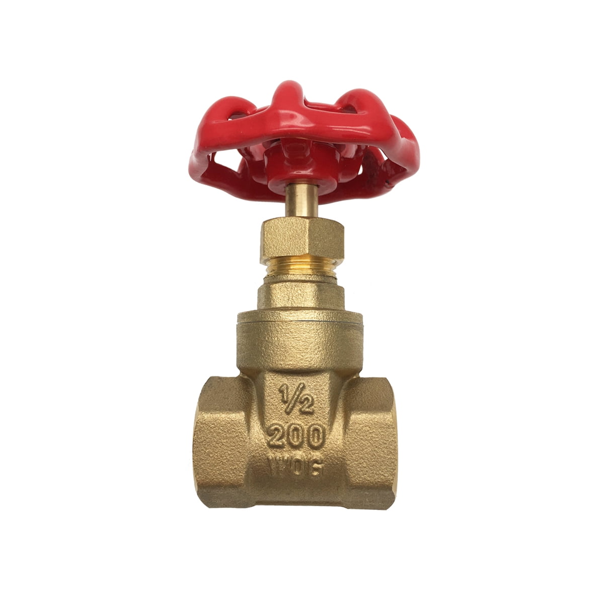 THEWORKS® Heavy Pattern Brass Threaded Gate Valve, 1" FIP x FIP