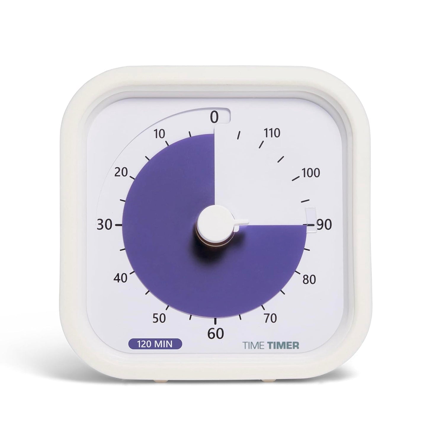 TIME TIMER 120 Minute MOD Education Edition â — Visual Timer with Time Timer App (White - 120min)