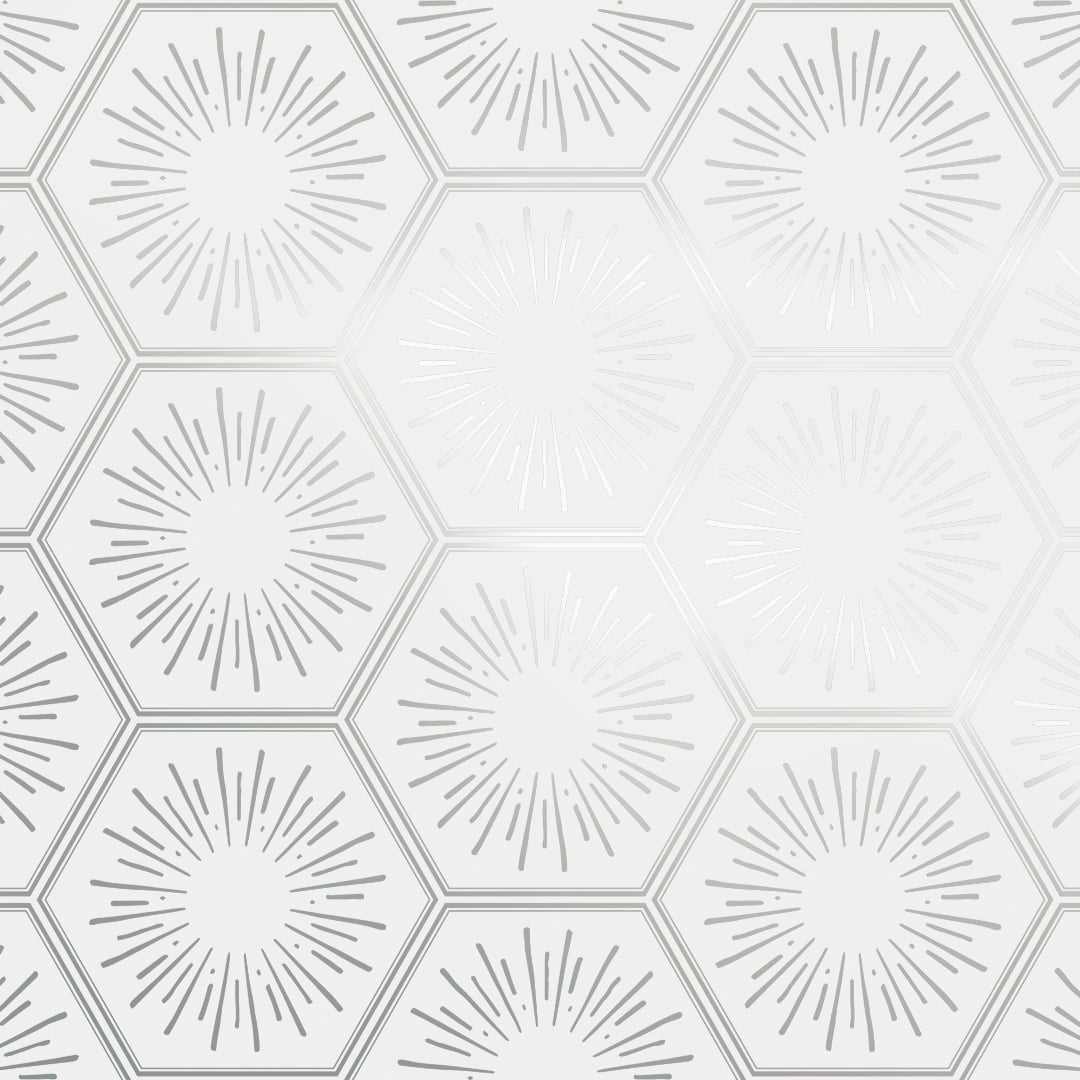 Tempaper Hello Sunshine Metallic Bronze Peel and Stick Wallpaper, 20.5" x 16.5'