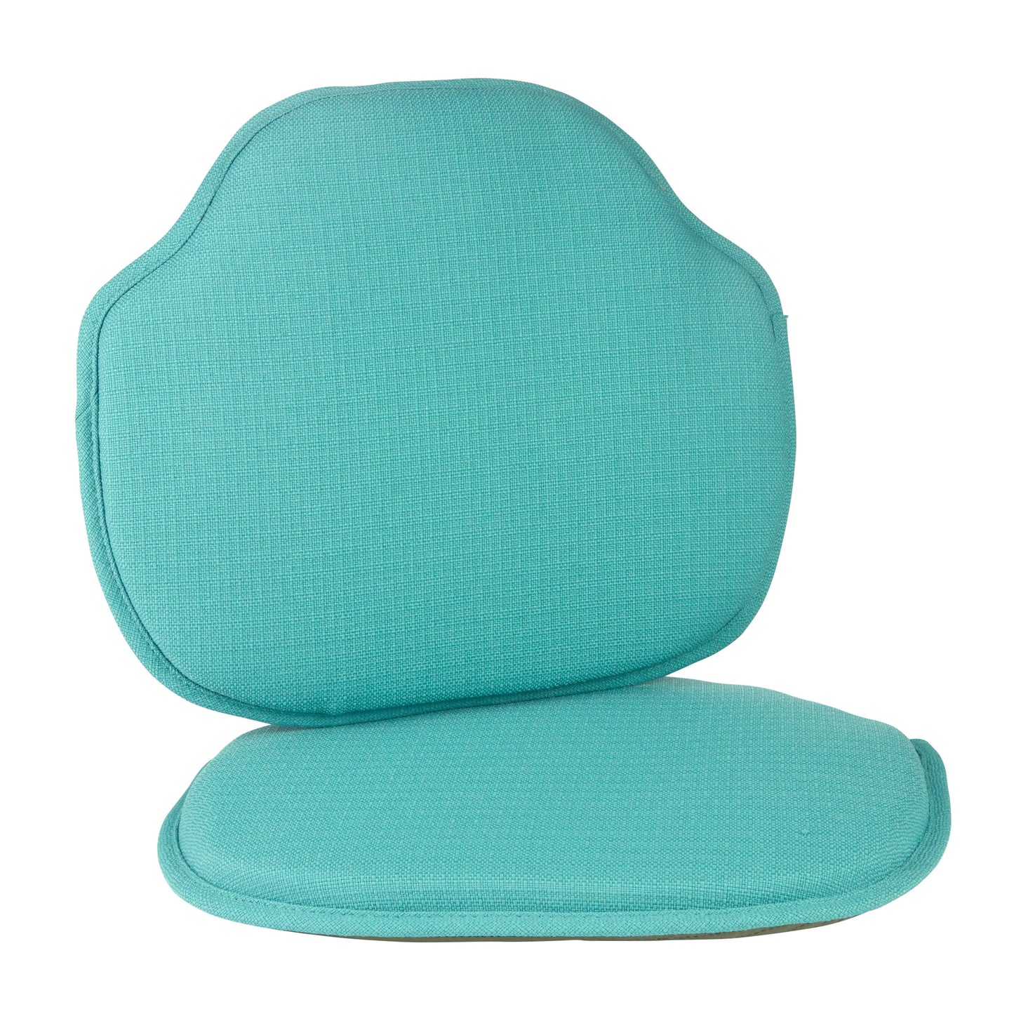 The Gripper Non-Slip Windsor Chair Cushion, for the Kitchen and living Room, 16x15 Inches, Set of 2, Teal