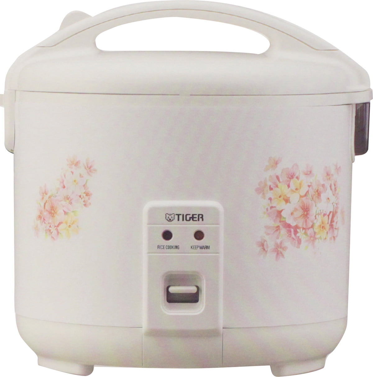 Tiger 5.5 Cup Floral White Rice Cooker & Warmer