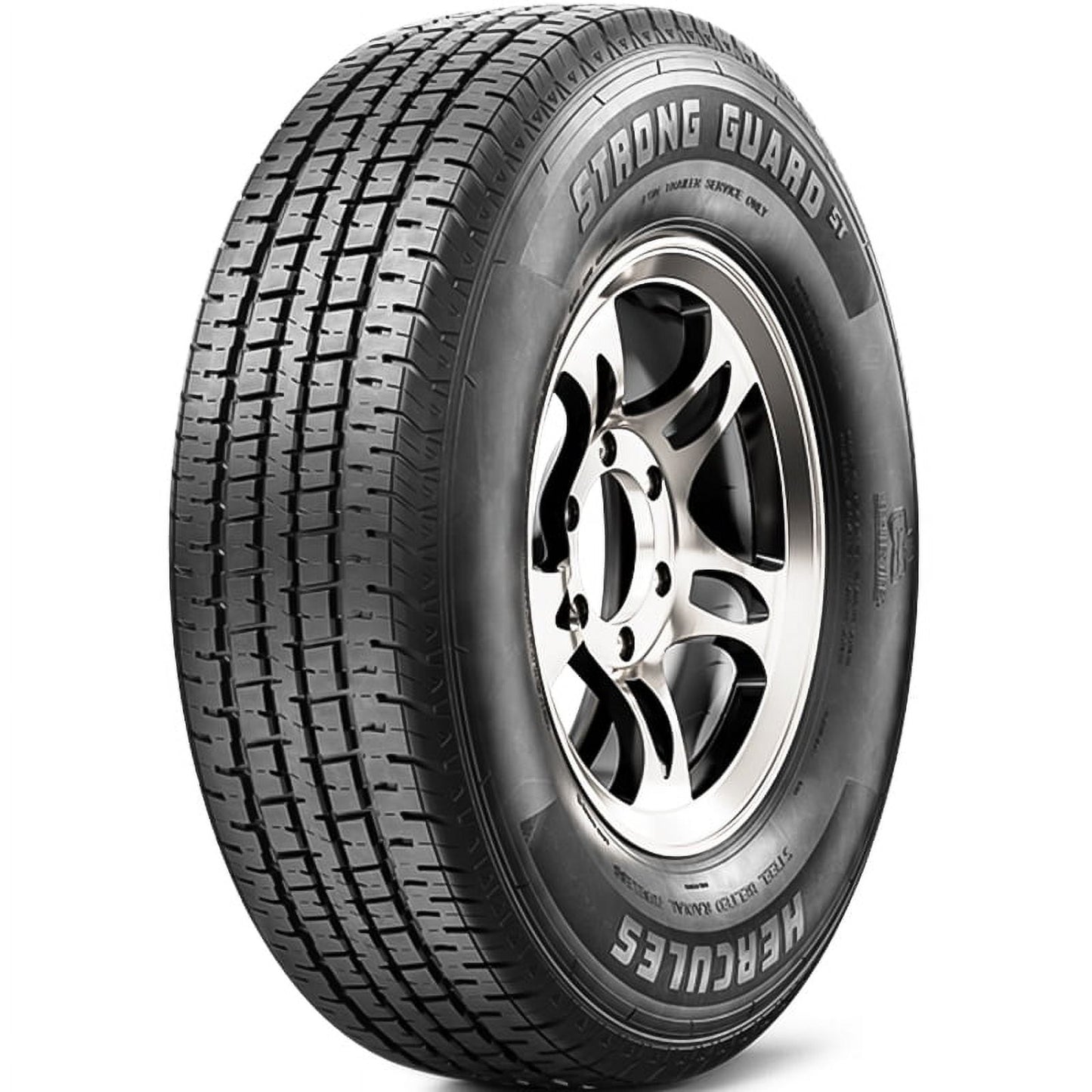 Tire Hercules Strong Guard ST Steel Belted ST 215/75R14 Load C 6 Ply Trailer
