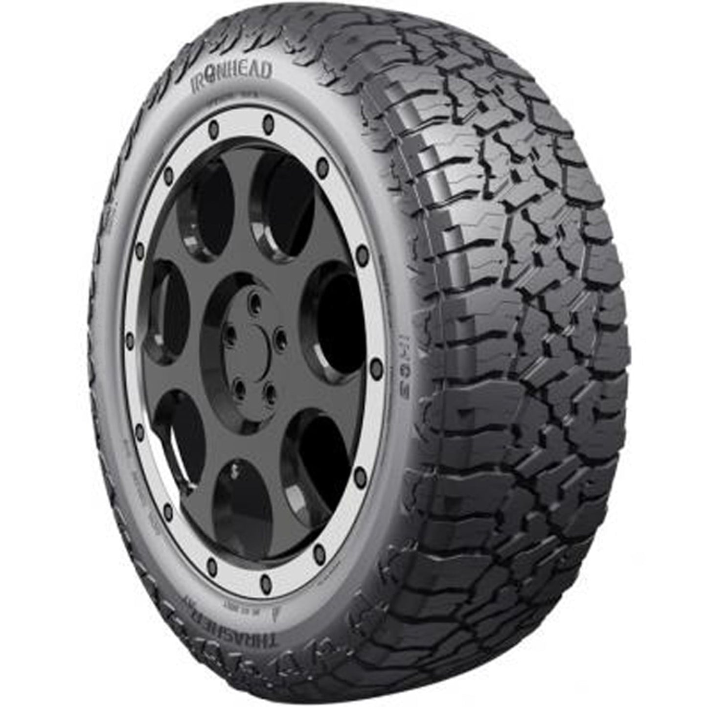 Tire Ironhead Thrasher AT IH03 275/65R18 116T A/T All Terrain Fits: 2015-23 Ford F-150 Lariat, 2019-23 Chevrolet Silverado 1500 LT Trail Boss
