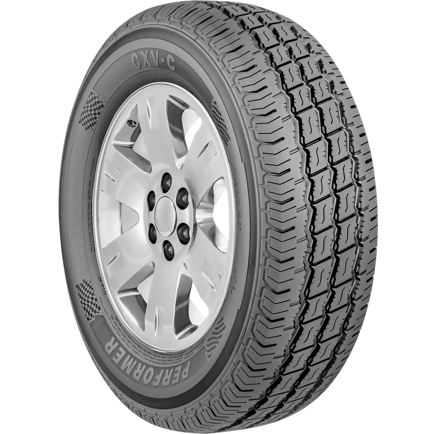 Tire Performer CXV-C 205/75R16 Load E 10 Ply Van Commercial