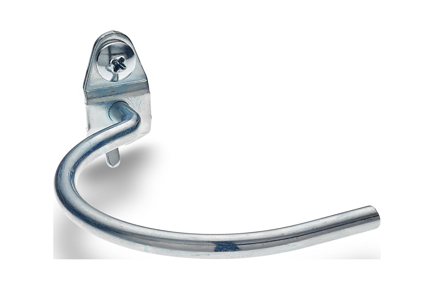 Triton Products 3-3/4 inch Curved Steel Pegboard Hook, 10pk