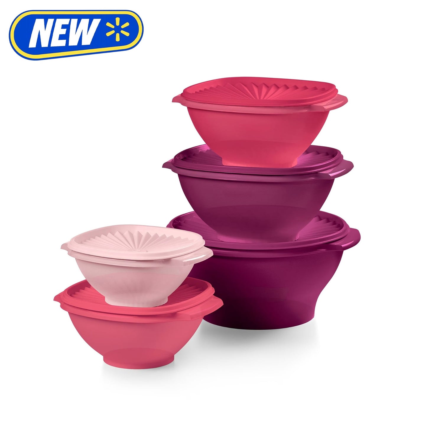 Tupperware Heritage 10 PC Set - Pink