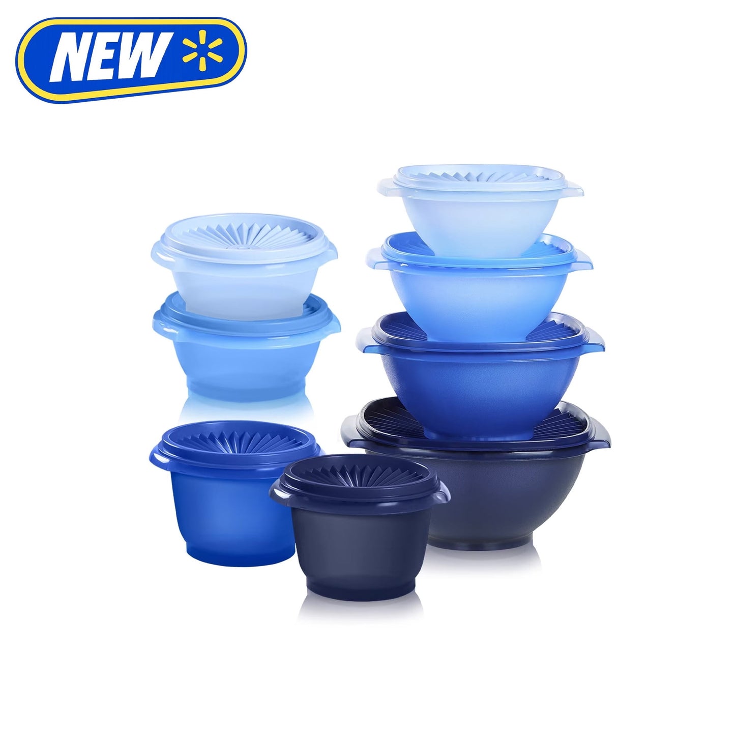 Tupperware Heritage 36 PC Set - Blue