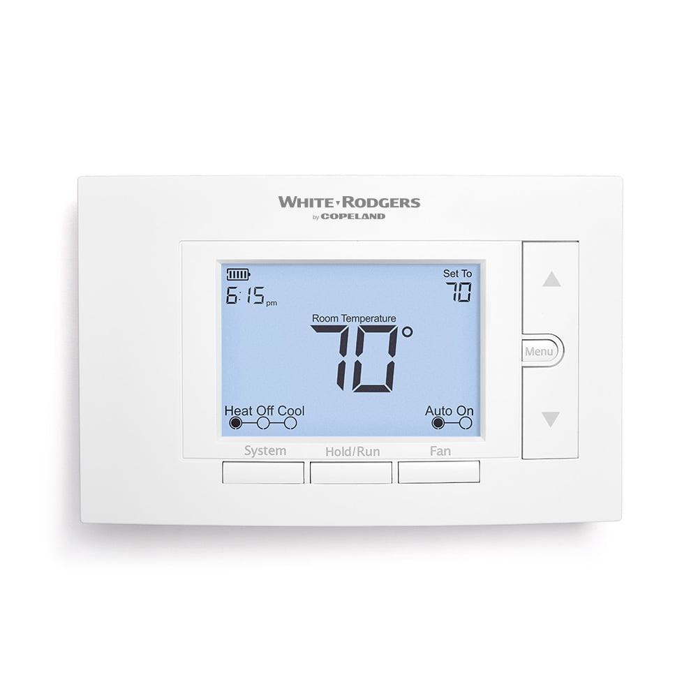 White‑Rodgers Universal Programmable Thermostat, Multi-System Heat/Cool, 7-Day Programmable