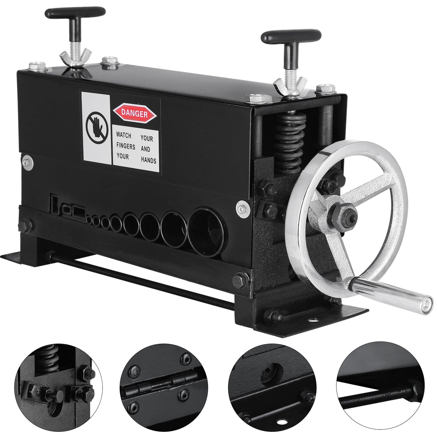 VEVOR Cable Wire Stripping Machine 1.5mm-20mm Wire Stripping Machine 10 Channels Wire Stripping Machine Tool Manual Hand Cranked Industrial Wire Stripping Recycle
