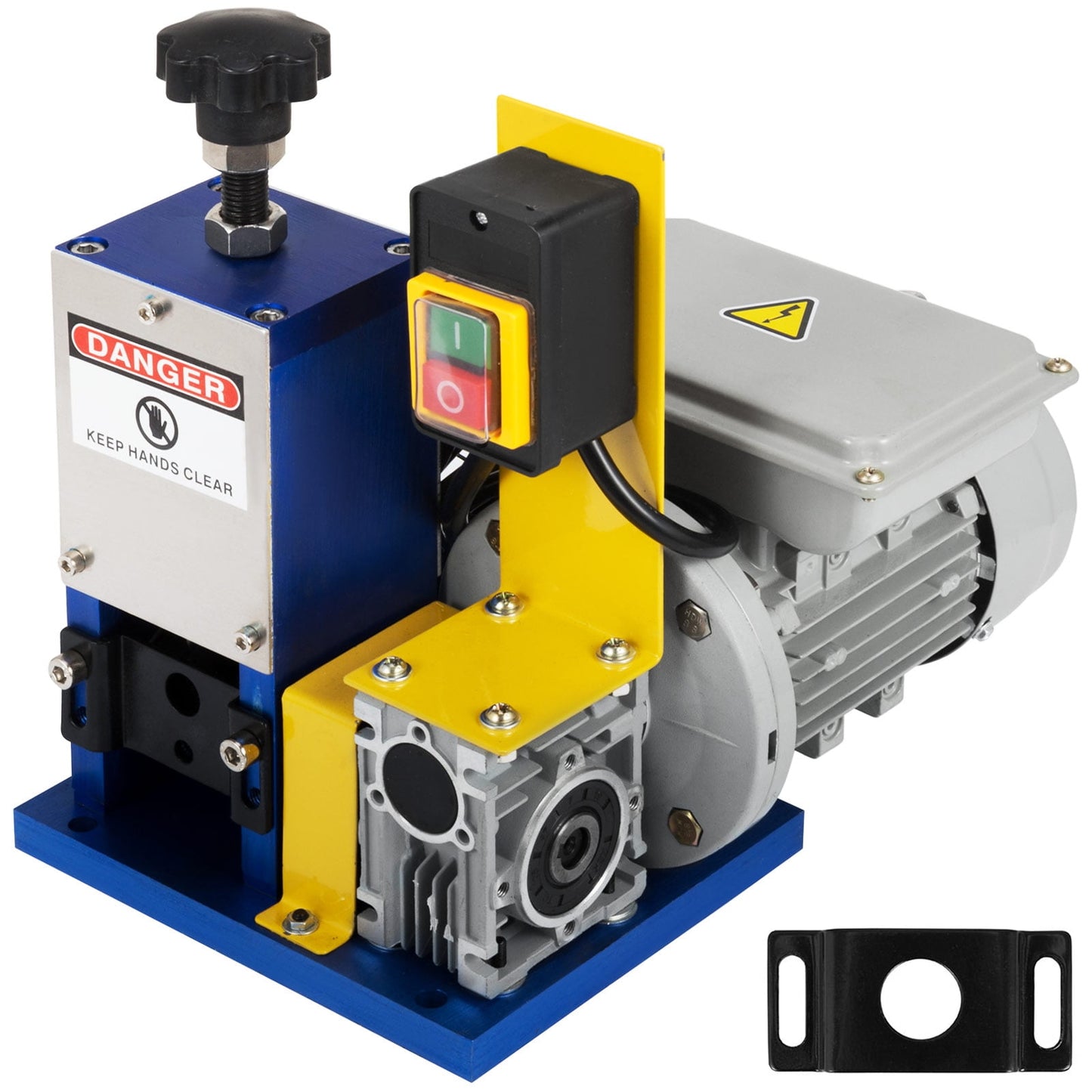 VEVORbrand Automatic Electric Wire Stripping Machine 0.05"-0.98", Portable Dark Blue Wire Stripper, Wire Stripping Machine Tool for Scrap Copper Recycling