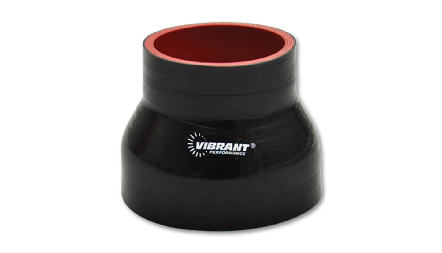 Vibrant Performance 2775 VIB2775 4 PLY REDUCER COUPLING, 3IN X 4IN X 3IN LONG - BLACK