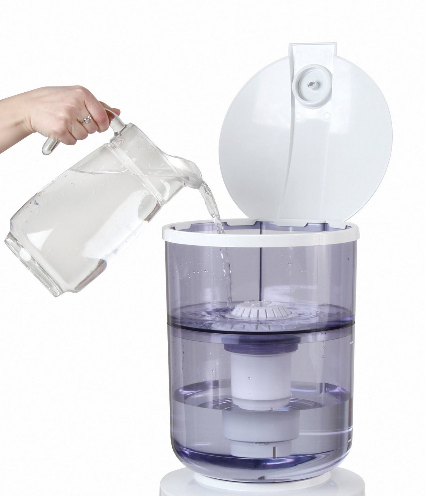 Vitapur® Water Filtration Bottle System for Top-Load Water Dispensers, White