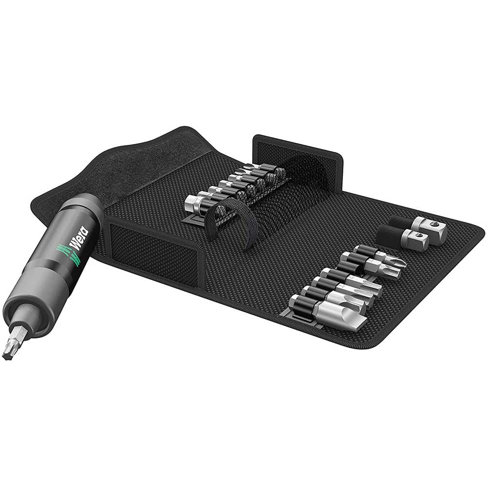 Wera Impact Driver Set (17-Piece) - 90 Nm Manual Screwdriver Kit with Hex & TORX Bits in Textile Box