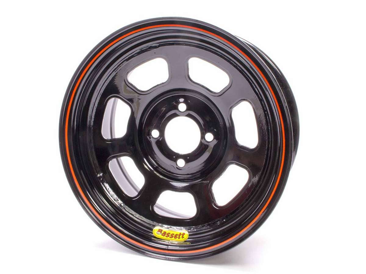 BASSETT 47SH4 Wheels Wheel 14x7 D-Hole 4x100 4.0in BS Black