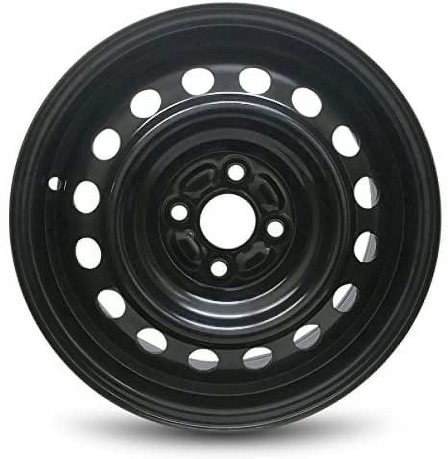 Wheel For 2018-2022 Hyundai Accent Kia Rio 15 inch 4 Lug Black Steel Rim Fits R15 Tire