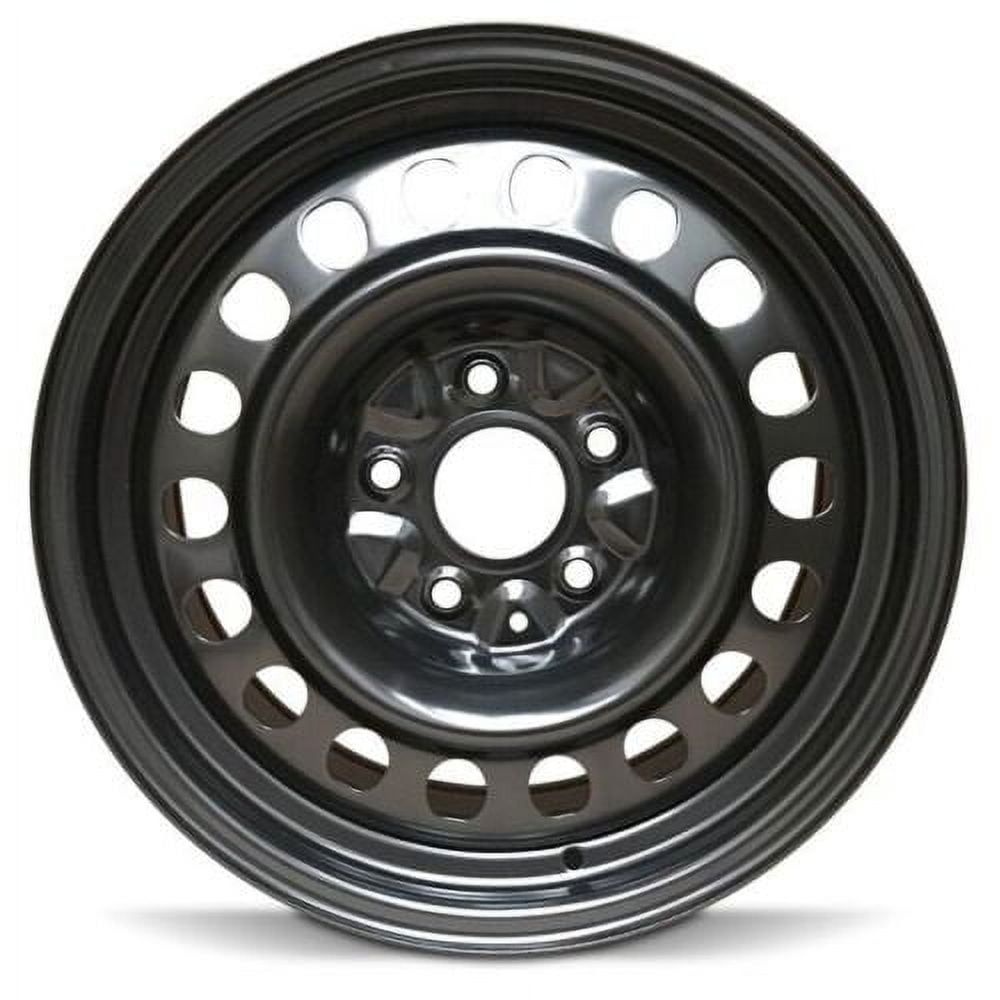 Wheel Rim For Jeep Commander 2006-2010 17 Inch Black Painted Steel Rim - OE Direct Replacement - Road Ready Car Wheel