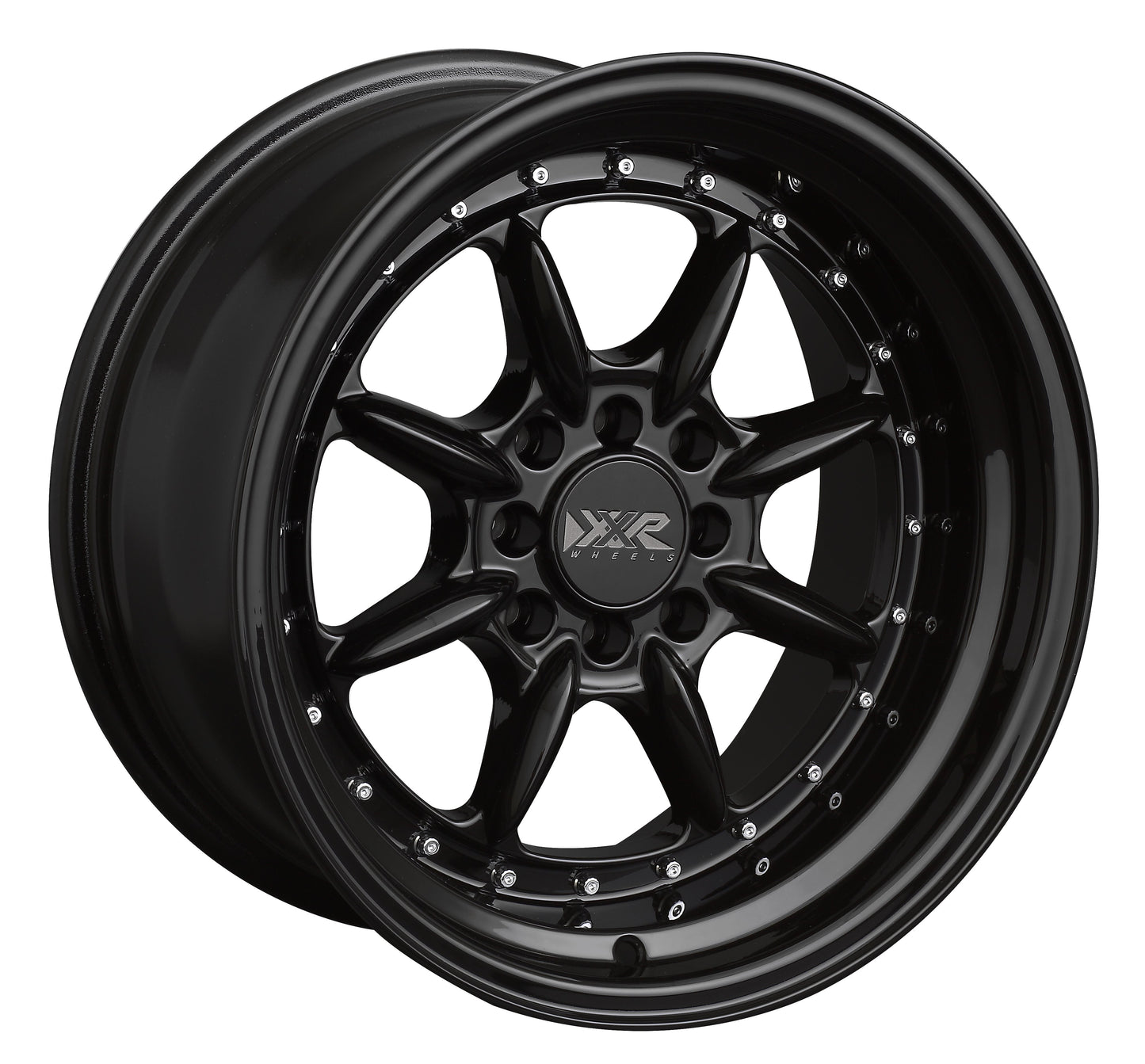 XXR 002.5 15x8 4x100/4x114.3 0et Black Wheel