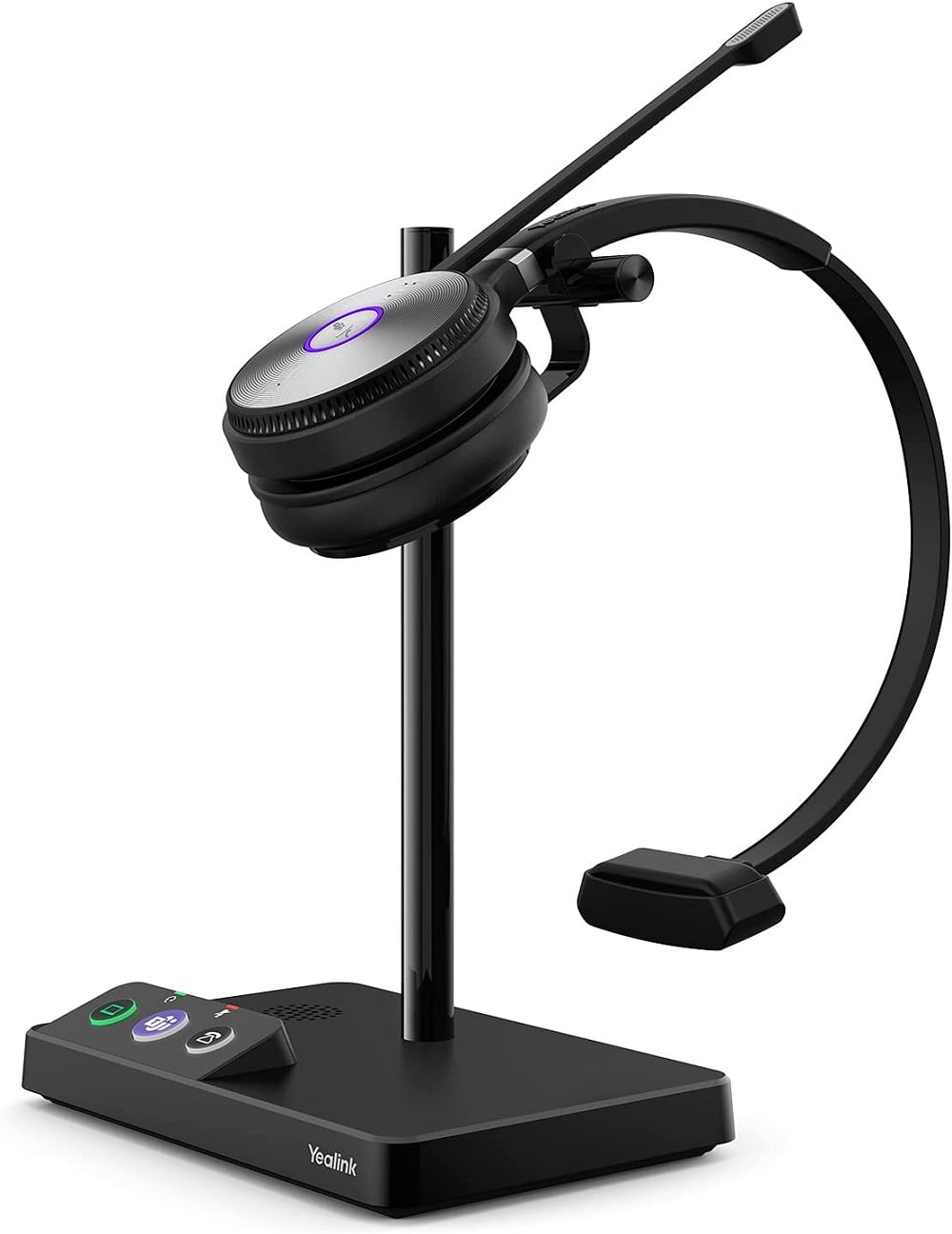 Yealink WH62 Mono Teams Wireless Noise Canceling Headset - Black