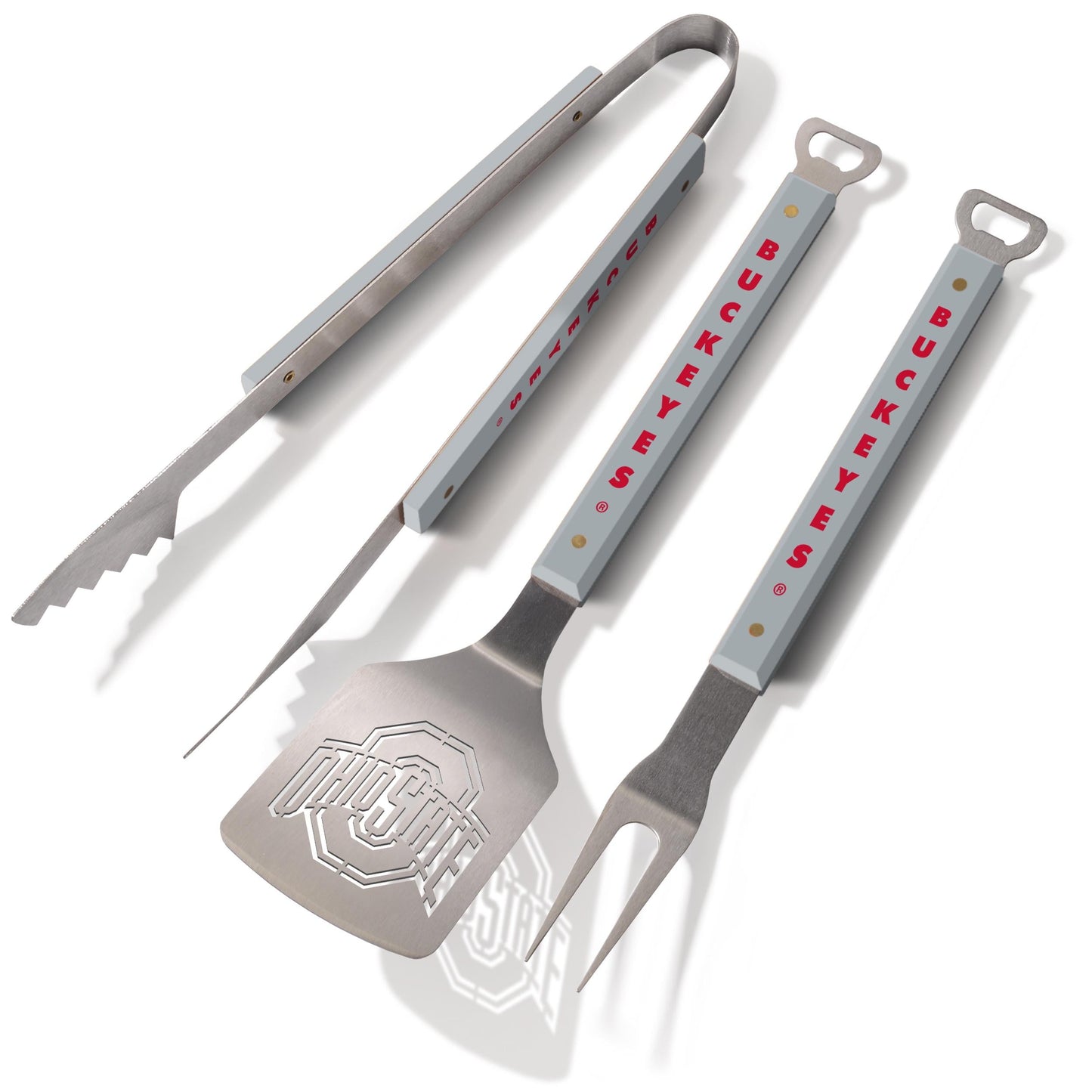 YouTheFan NCAA Ohio State Buckeyes Spirit Series 3pc BBQ Set
