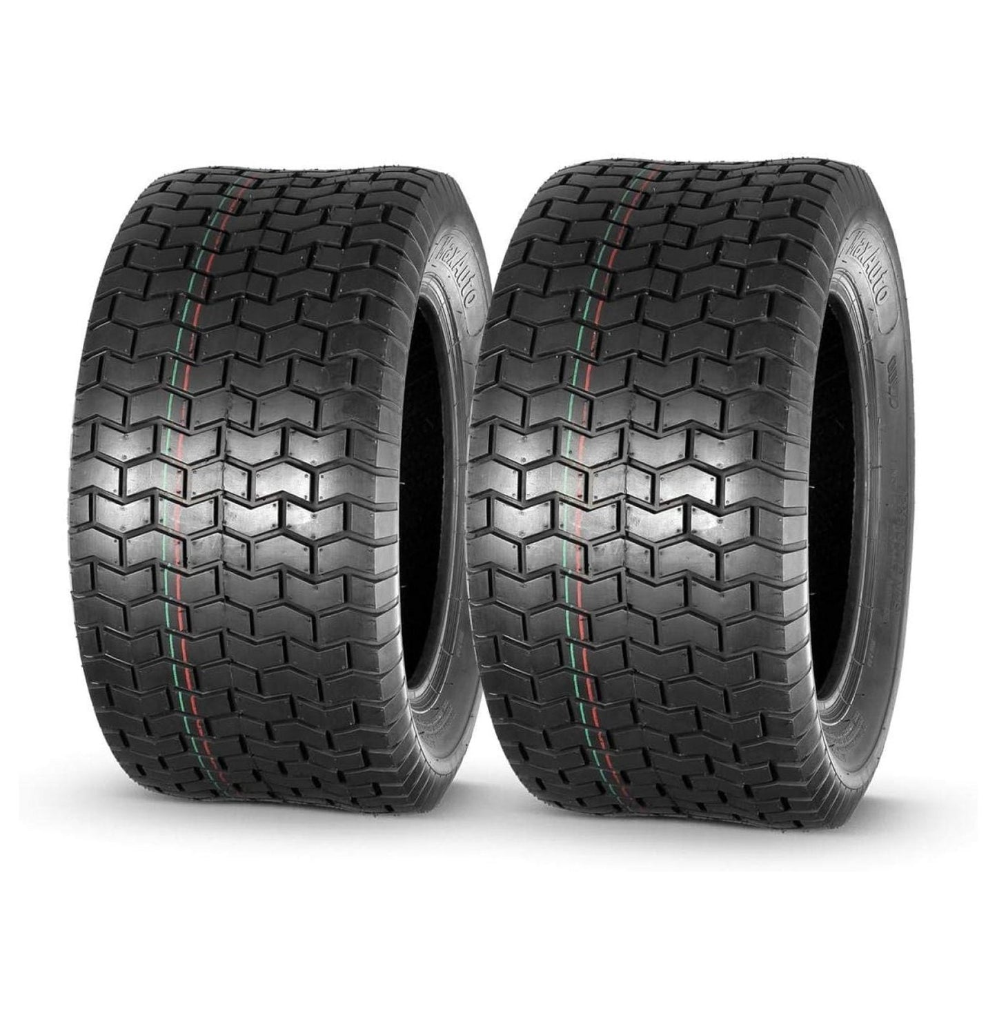 Zhongpeng 22x9.5-12 22x9.5x12 Turf Tires for Lawn & Garden Mower 4 Ply, Set of 2