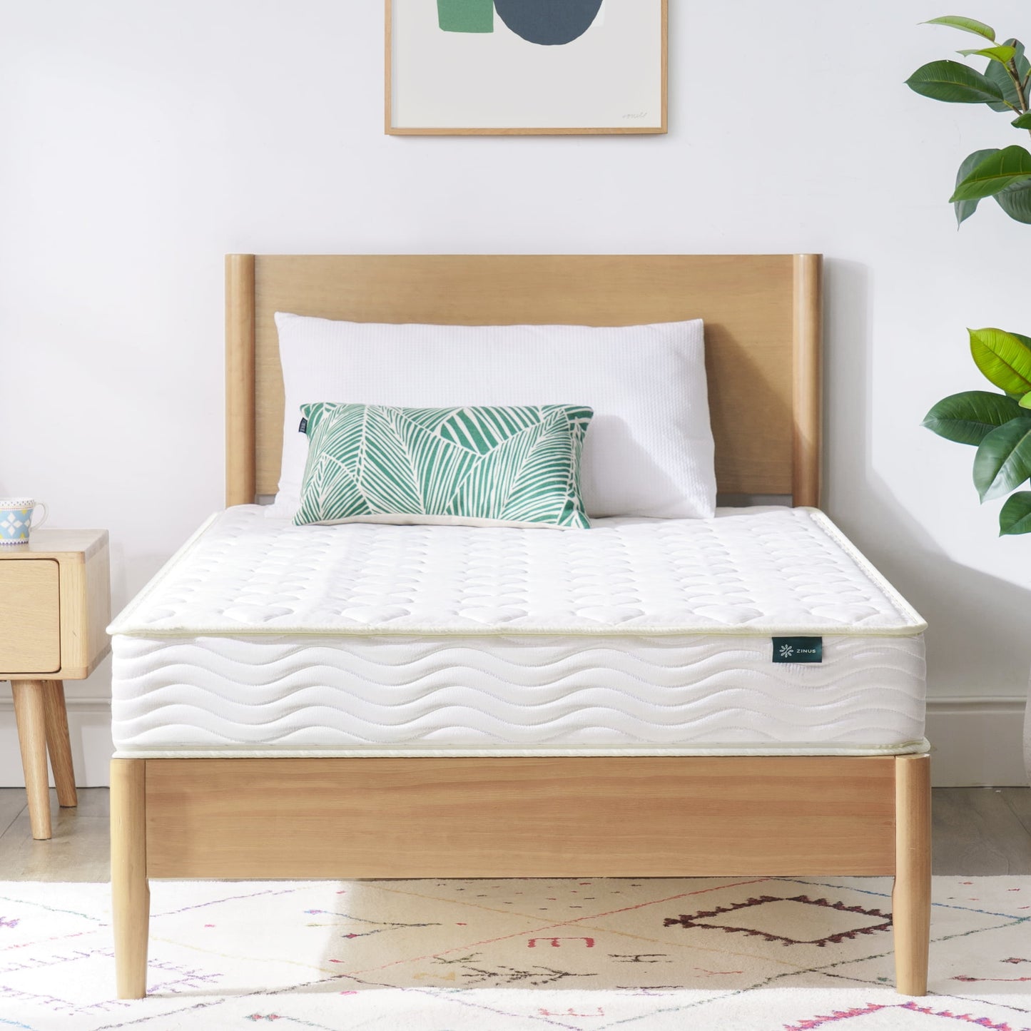 Zinus 6" Core Comfort Tight Top Bonnell Innerspring Mattress, Twin