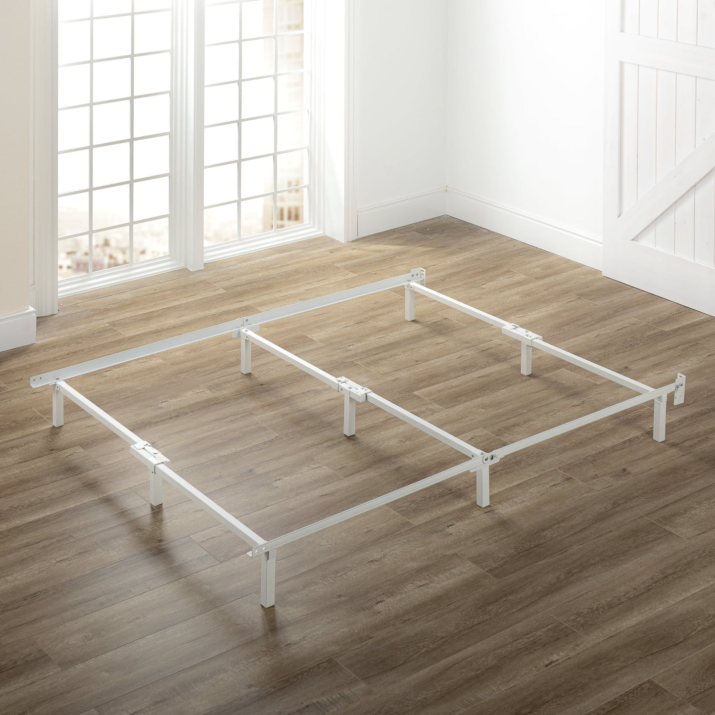 Zinus 7" Compack® Metal Bed Frame, White, Full