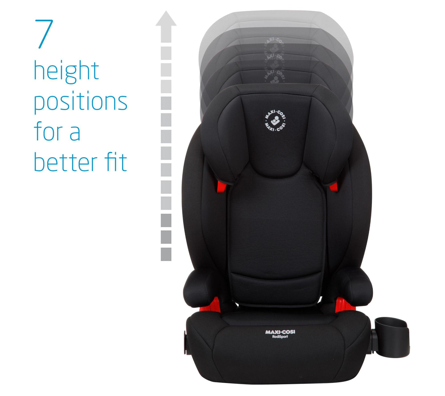 Maxi Cosi Rodi Sport Booster Car Seat -Midnight Black