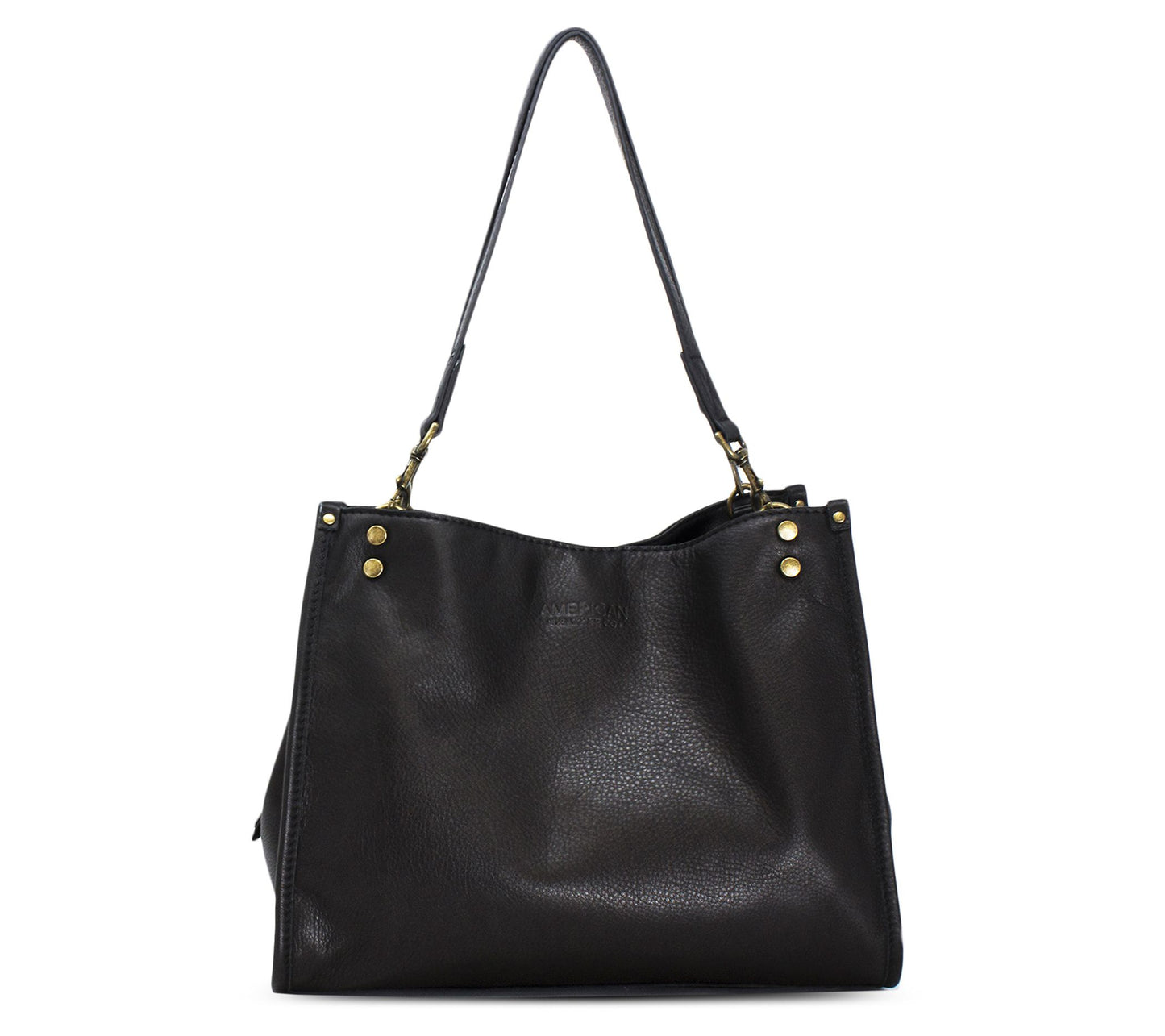 American Leather Co. Lenox Triple-Entry Satchel