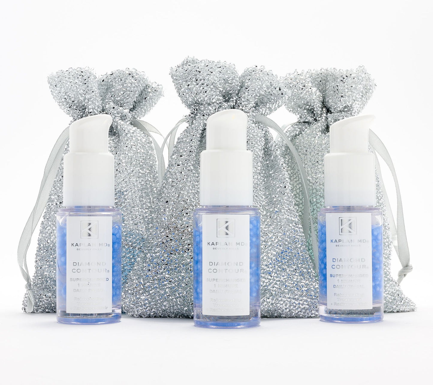 KAPLAN MD Diamond Contour 1-Min Facial Trio w/ Silver Gift Bag