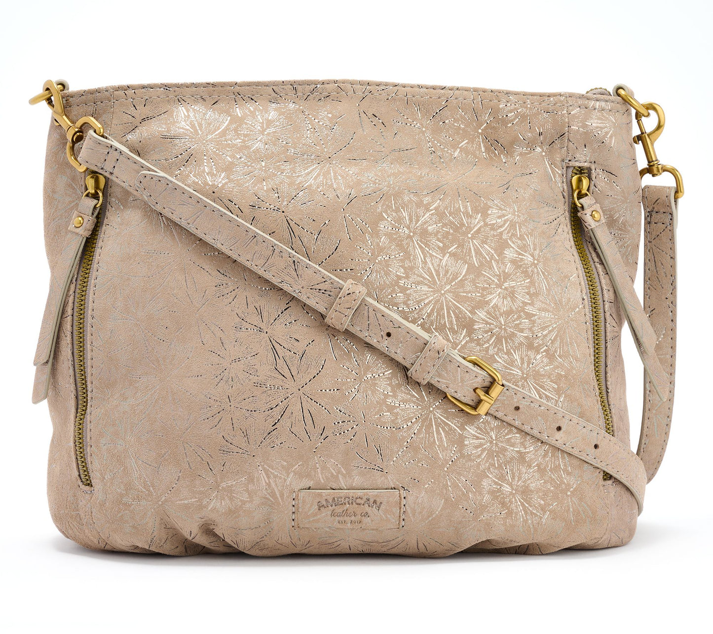 American Leather Co. Nubuck Leather Ella Crossbody