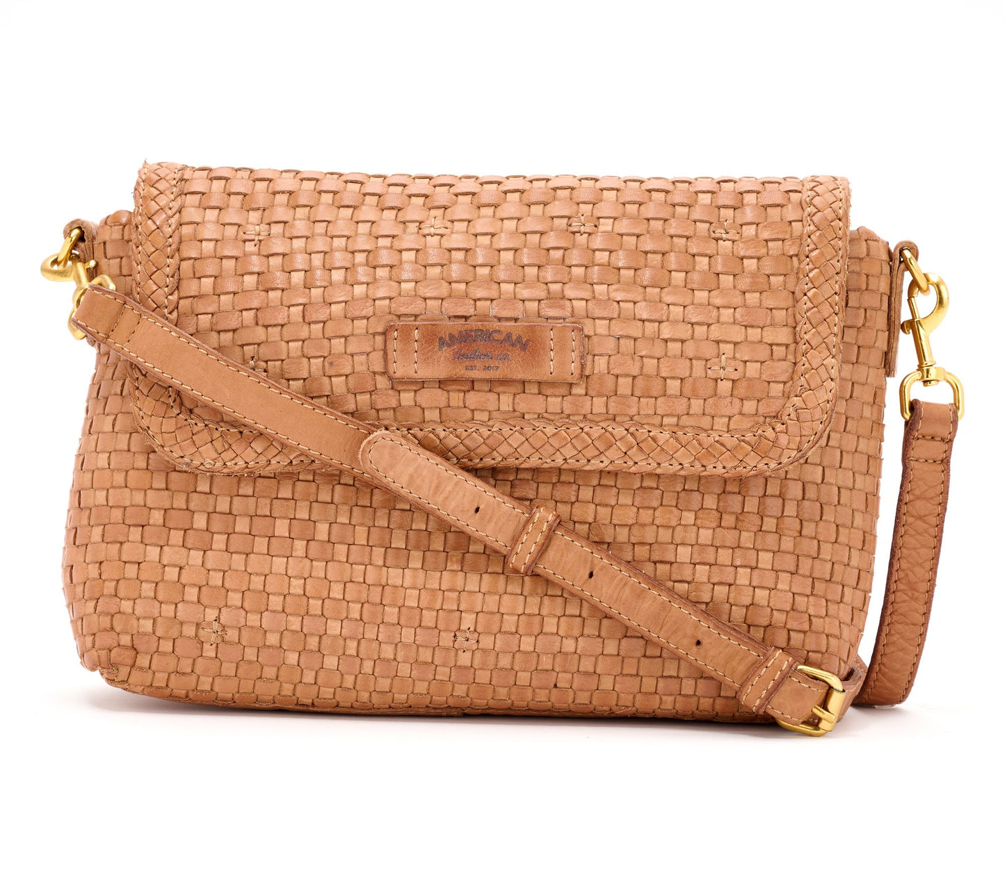 American Leather Co. Heritage Leather Summers Woven Crossbody