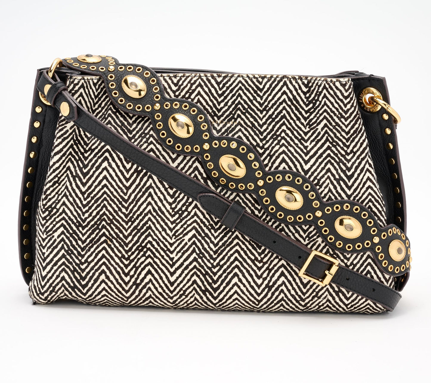 Aimee Kestenberg Roma Leather Double Entry Shoulder Bag