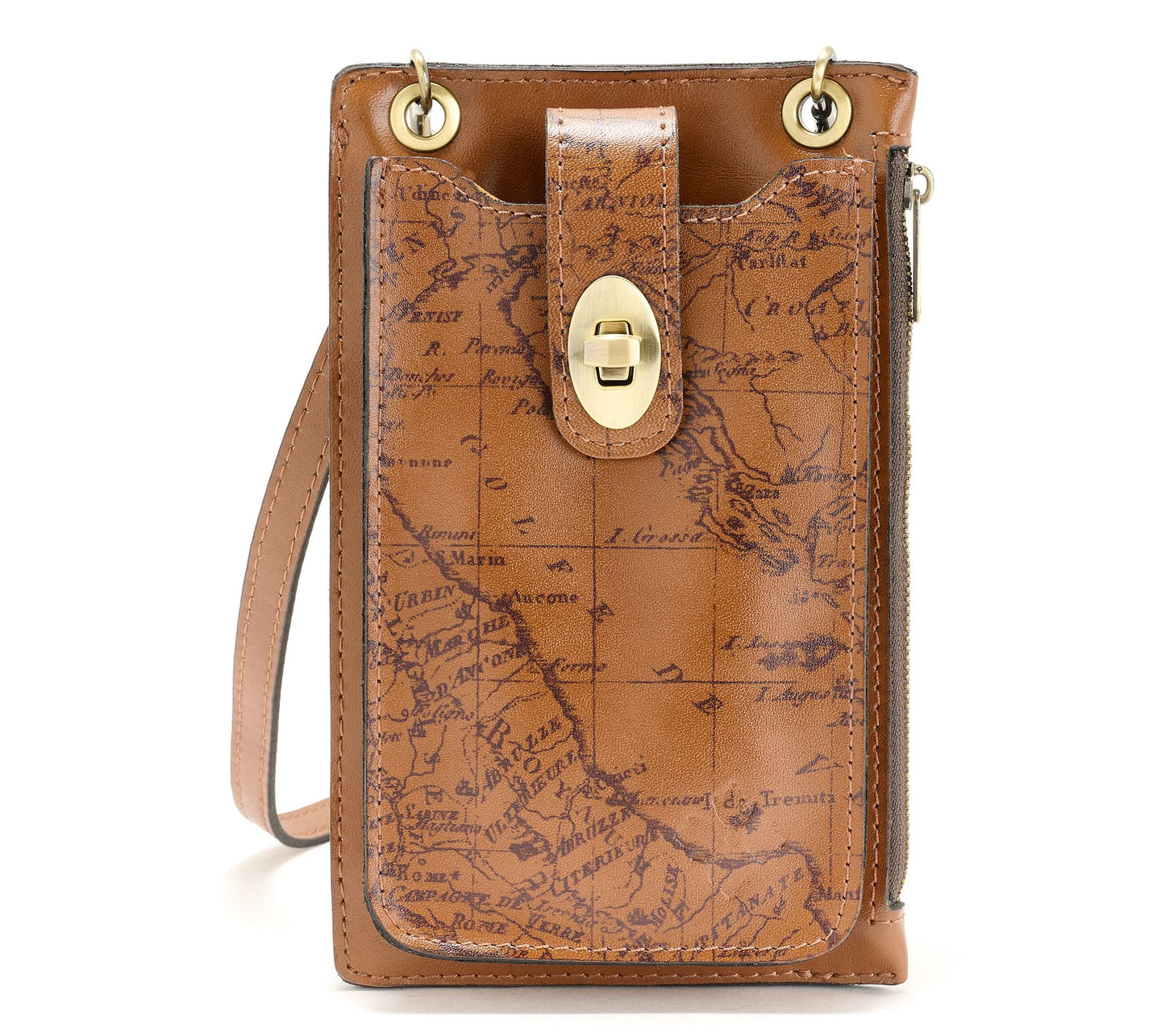 Patricia Nash Leather Daphne Phone Crossbody