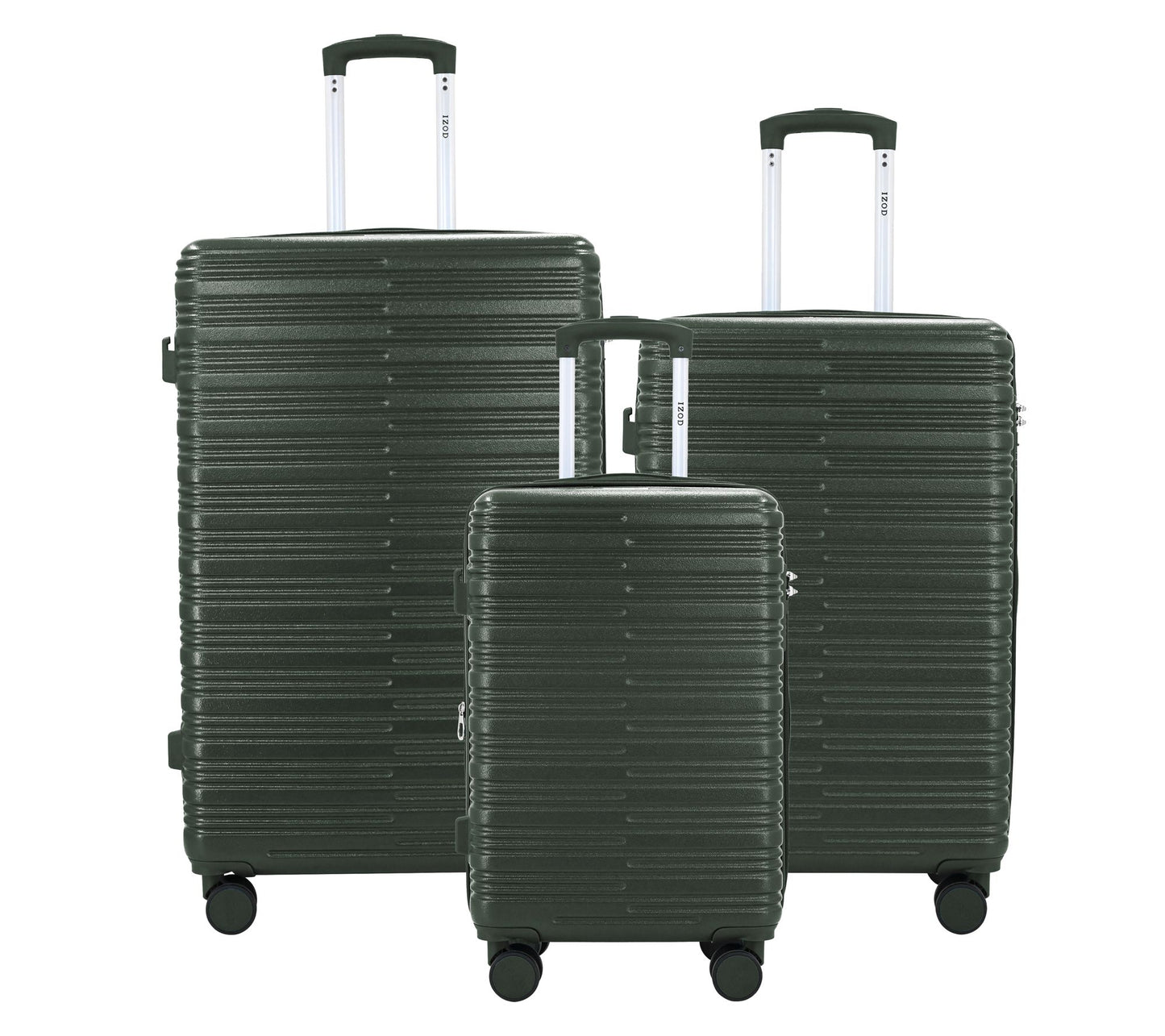 IZOD Camellia Set of 3 Premium Lightweight ABSLuggage