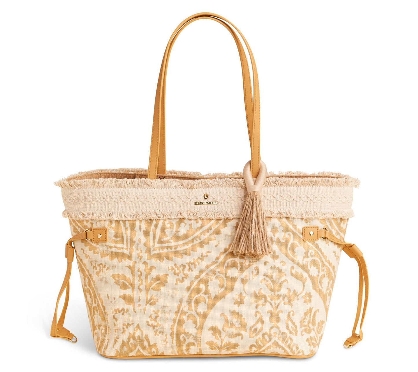 Spartina 449 Jetsetter Tote Ogeechee with Leather Trim