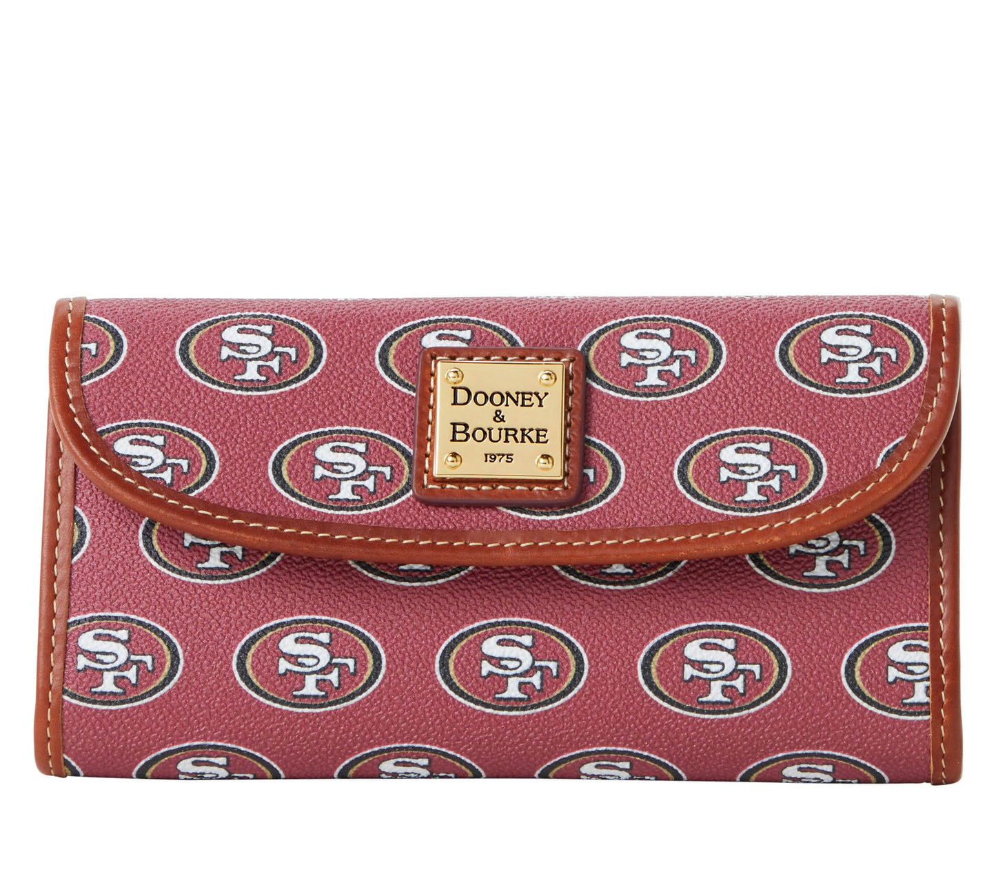 Dooney & Bourke Coated Cotton NFL Continental Clutch