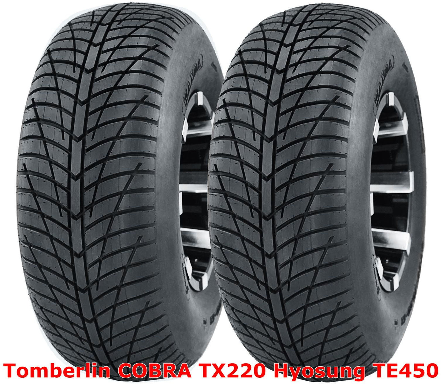 (2) Tomberlin COBRA TX220 Hyosung TE450 Rear 20x10-9 20x10x9 Hi-Speed ATV Tires