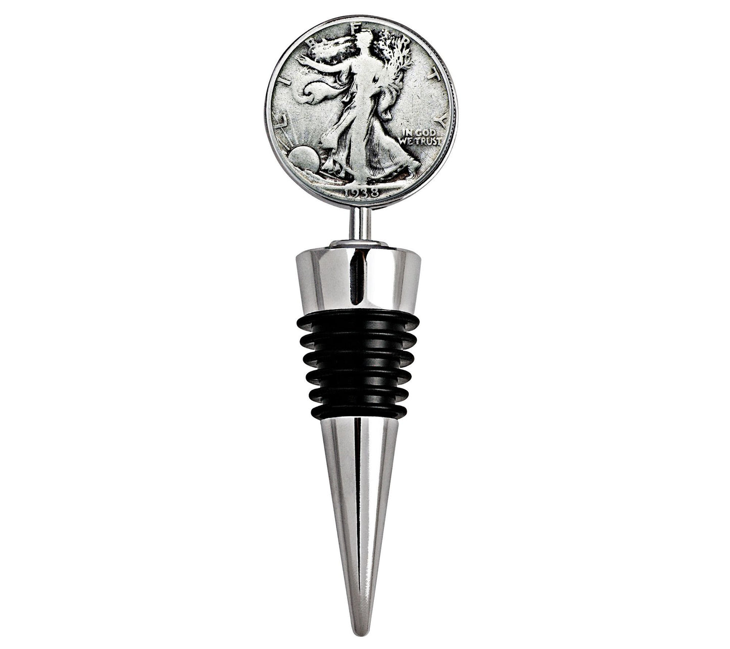American Coin Treasures Liberty Half Dollar Wine Stopper