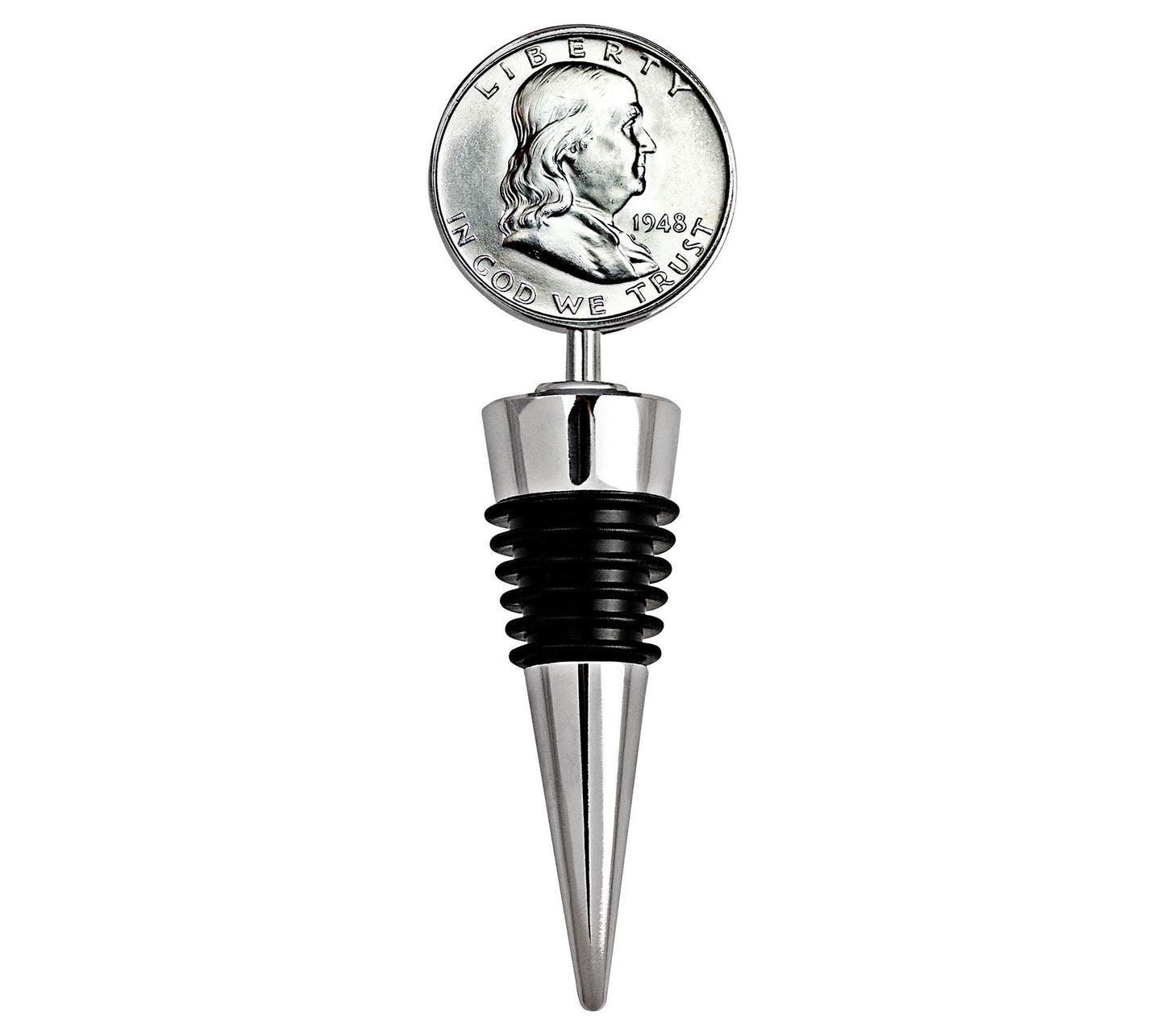 American Coin Treasures Silver Franklin Half Dollar Wine Stop