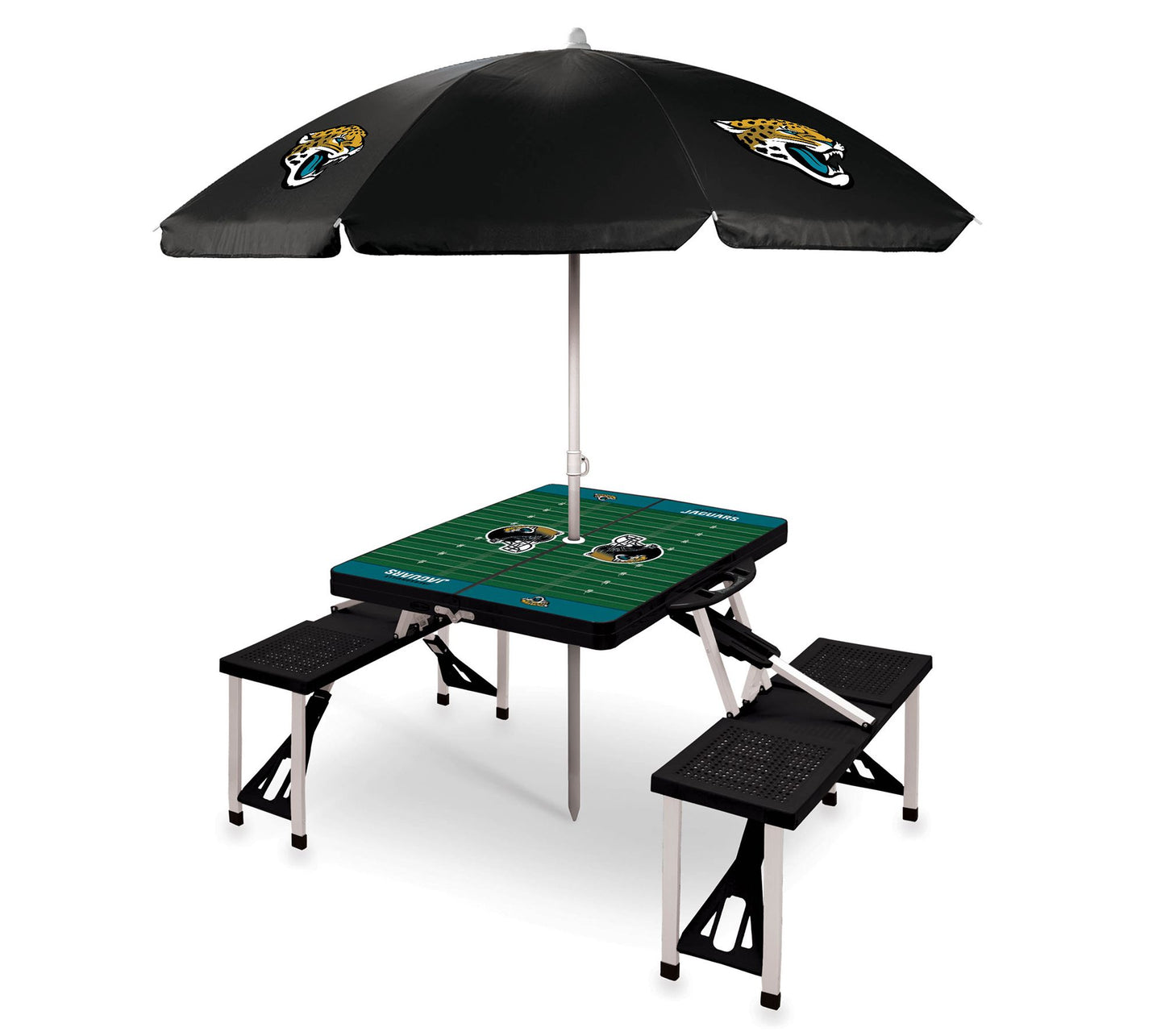 Picnic Time NFL Portable Picnic Table with Umbrlla