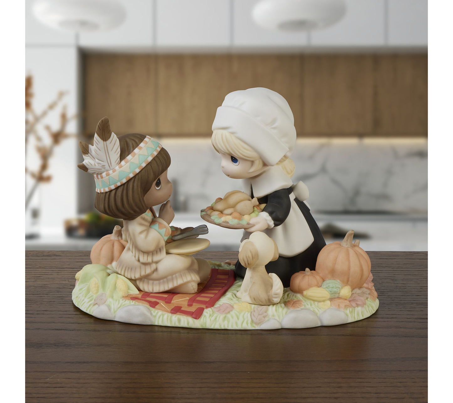 Precious Moments First Thanksgiving Limited Edition Figurine