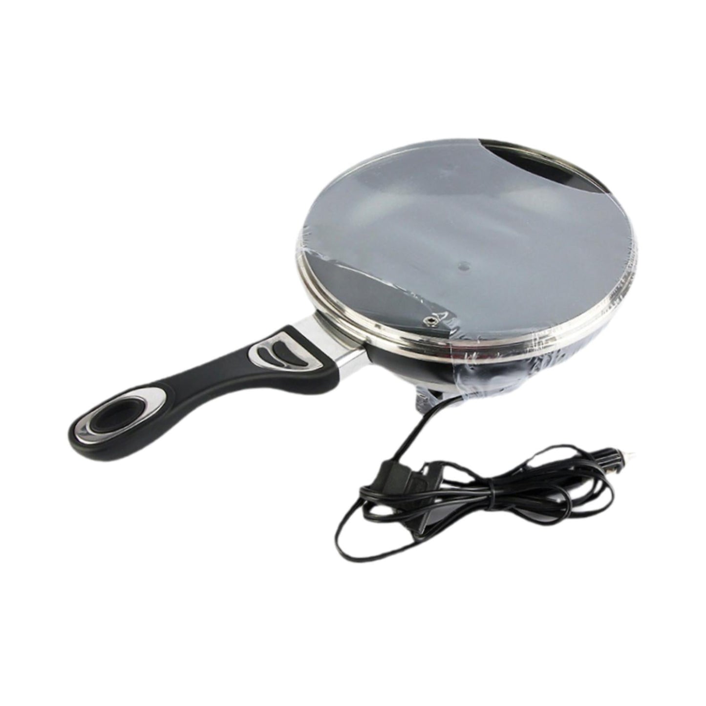 deevoka Electric Skillet Multipurpose Cookaware Car Frying Pan for Car Picnic Travel 12V 150W