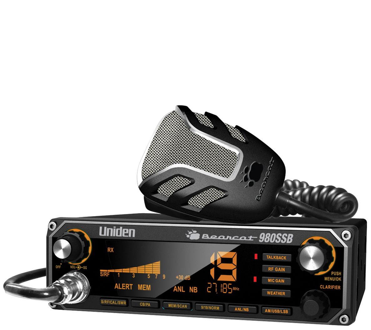 Uniden Bearcat 980 CB Radio with SSB and 7 Color Display