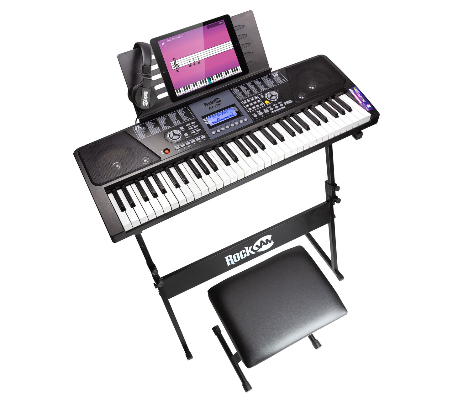 RockJam 61-Key Keyboard Piano Super Kit