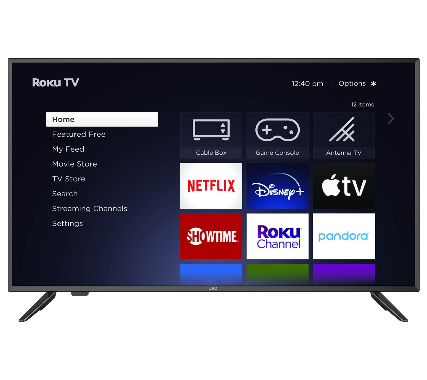JVC 40" Class LED HD Smart Roku TV LT-40MAR305